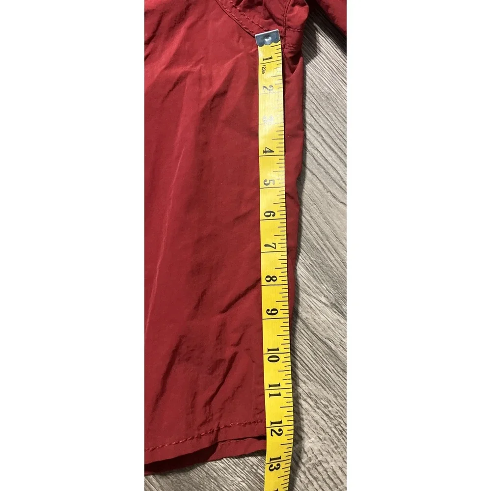 True Religion Ricky Relaxed Straight Nylon Red Board Shorts Size 42 (46
